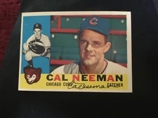 Autographed 1960 Topps Cal Neman . DEC. 2015.            # A-1
