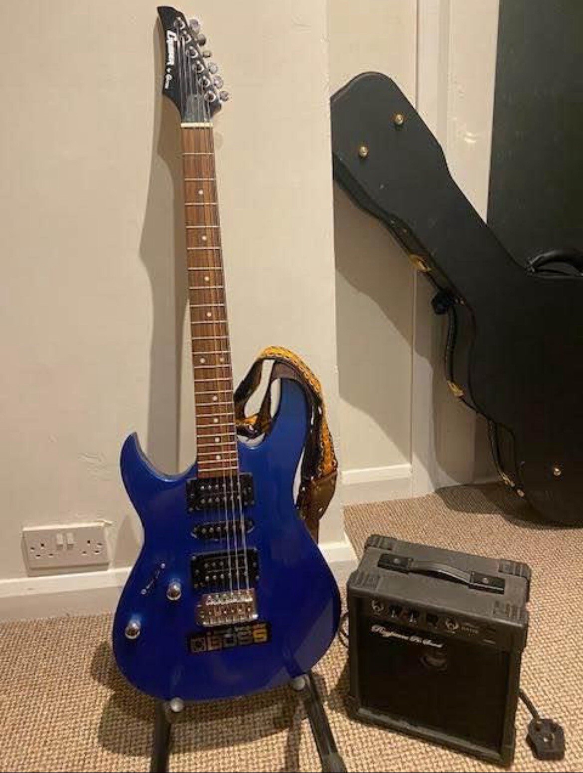 Left Handed Electric Guitar And Amp eBay