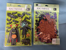 K and Company Halloween Die Cut and Dimensional Stickers 104 Pieces NIP