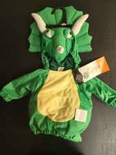 Dinosaur Plush Halloween Costume Infant Size 0-6M New With Tags