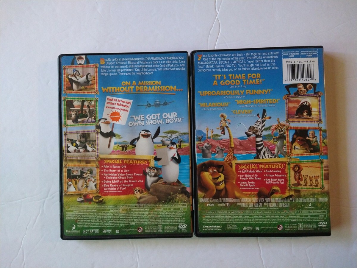 Madagascar 2: Esacpe 2 Africa & The Penguins Of Madagascar