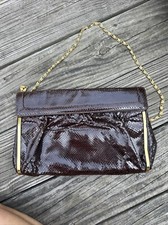 Vintage  Bags By Supreme  Multi Patch Snakeskin Shoulder Baguette Purse