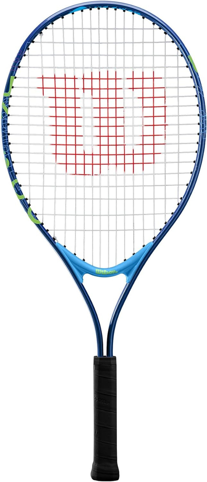 US Open Jr Tennis Racket, for Kids, Aluminium, Blue/Green