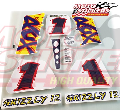 Malaguti Grizzly 12 (viola) kit decalcomanie carene