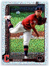 2025 Topps Series 1 - Tanner Bibee #164 Celebration Confetti