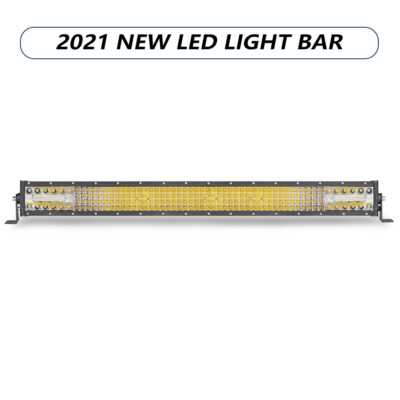  31Inch LED Work Light Bar Quad/Tri Row Spot Flood Combo Driving OffRoad Truck
