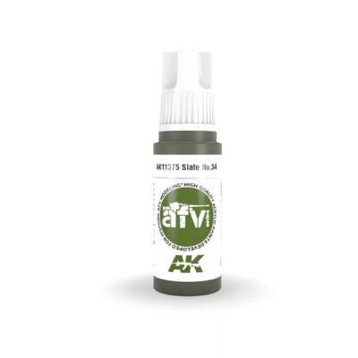 AK Interactive AK11375 - Slate No.34 17ml - Neu
