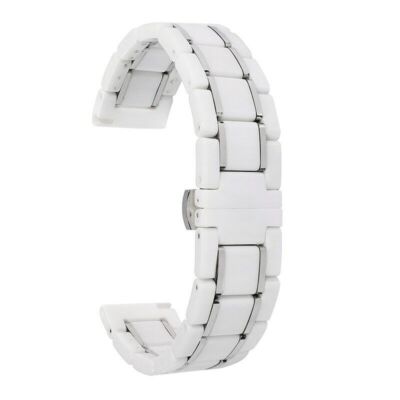 20-22mm Ceramic Bracelet Stainless Steel Watch Band for Huawei Smart Watch GT 2