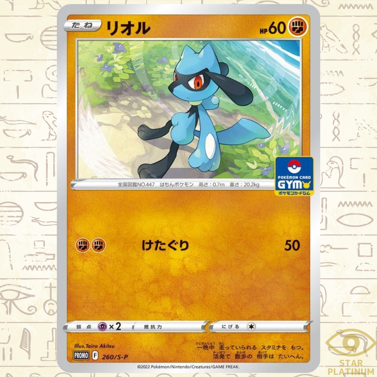 Riolu 260/S-P promo Japanese Pokemon Card - NM | eBay