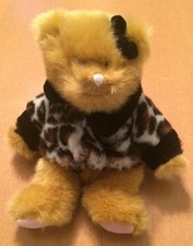 Russ Small Bear Plush with Leopard Coat 8"