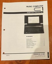 Yamaha C1 Music Computer Service Manual