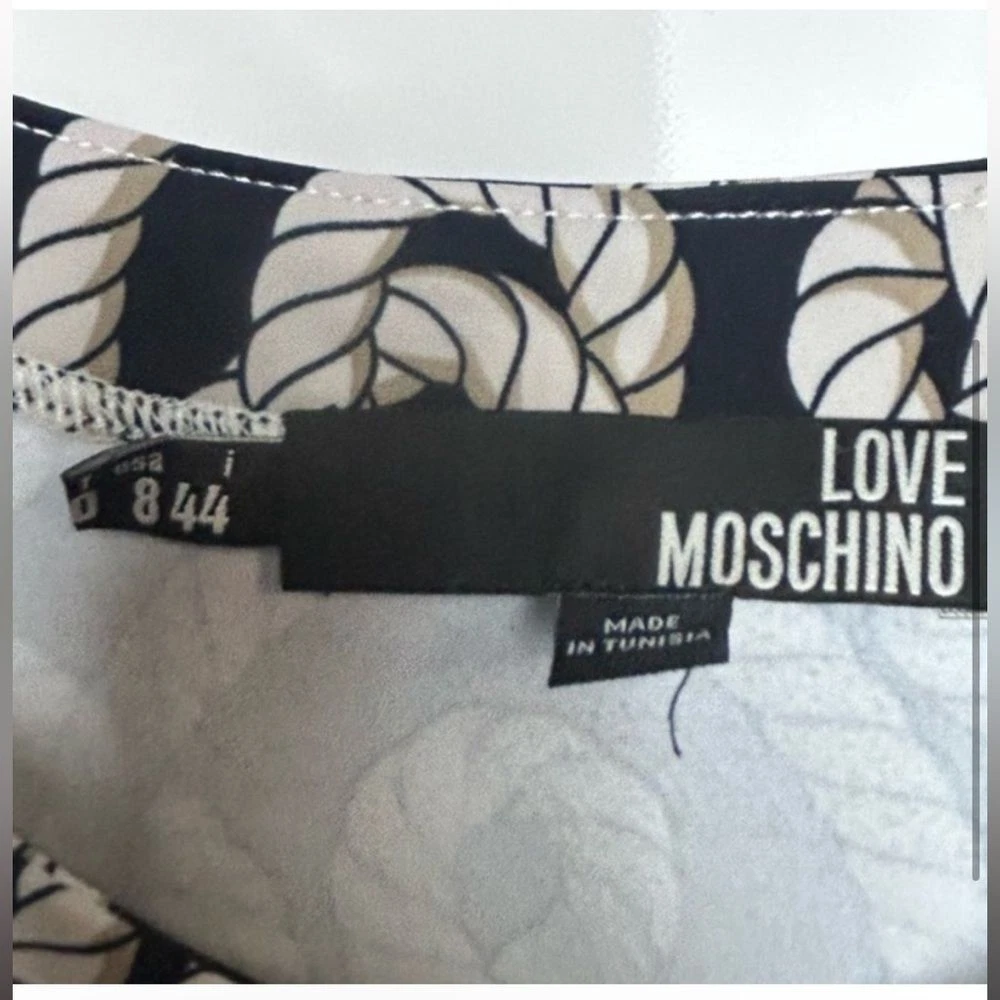 Abito Love Moschino Nautica Corda Cuori Tg 8