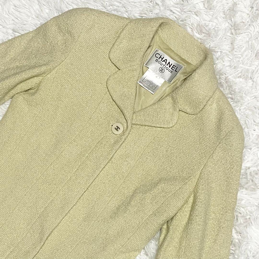 トップス 1998 CHANEL cropped tweed coco mark knit 1998 Chanel Cropped Jacket