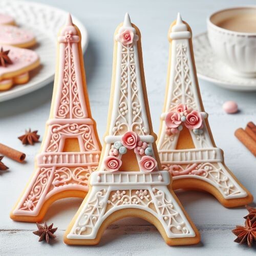 Eiffel Tower 5'' Cookie Cutter Paris Metal - Picture 1 of 11