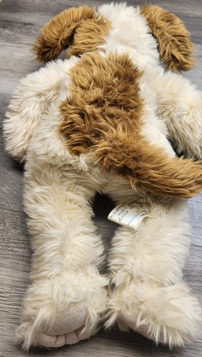 Costruisci un Orso Shaggy Cane Marrone Beige Abbaiare Rumore Box In Zampa Senza Collare - Foto 5 di 11