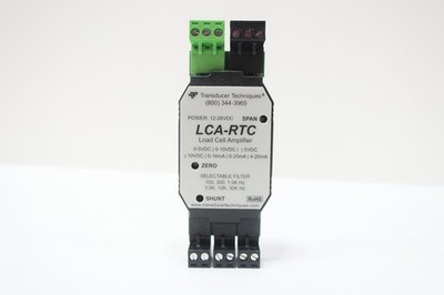 Transducer Techniques LCA-RTC Load Cell Amplifier 12-26v-dc