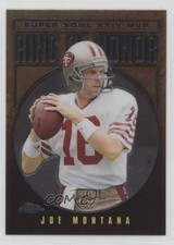 2002 Topps Chrome Ring of Honor Joe Montana #JM24 HOF 0a3