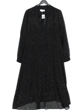 Coast Shirt Midi Dress UK18 in Black