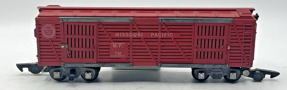 Gilbert American Flyer S Gauge 736 MP Operating Stock Car w/Control - Works Fine - Image 2 of 4