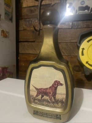 Vtg 70s BEAMS CHOICE James Lockhart Irish Setter Whiskey Decanter Bottle EMPTY