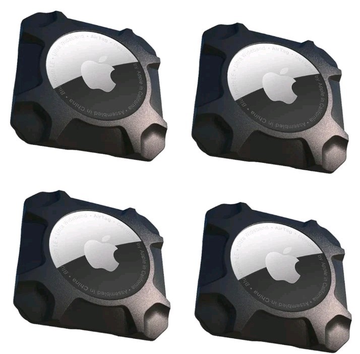 Secure Stick-On Airtag Holder Case with Strong Mount for Protection