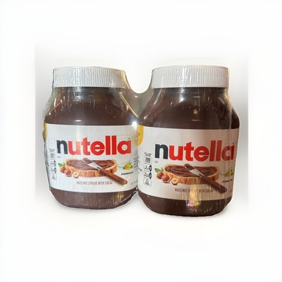 Nutella Hazelnut Spread with Cocoa, Creamy Hazelnut 35.3 oz Jar (Pack of 2)