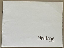 Ford Australia 1968 Fairlane Car Brochure Ford Australia 1968 Fairlane Car Brochure