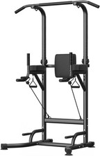 Power Tower Dip Station Pull Up Bar Multi Function Power Tower Push Up Workout