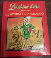 la storia di pinocchio, zecchino d'oro, mini libro illustrato