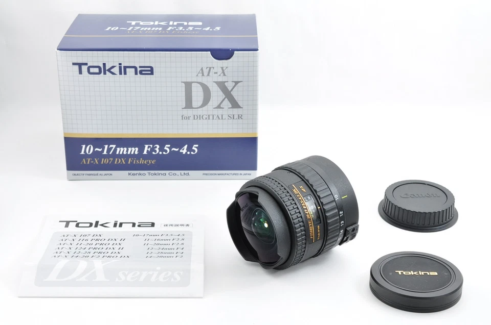 1yr Wty for US Tokina AT-X 10-17mm F/3.5-4.5 DX Fisheye EF Mount Lens Japan #711 - Image 2 of 4