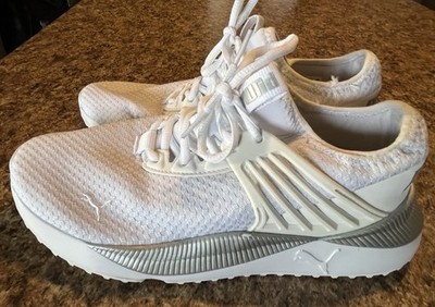 White Pacer Future Allure Lace Up Sneakers, Woman s Size 8.5
