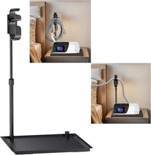 CPAP Protector Mat & CPAP Hose Holder - Bedside Organizer with Retractable CPAP 