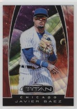 2019 Panini Chronicles Titan Ruby Wave Prizm 197/199 Javier Baez #17 1e3h