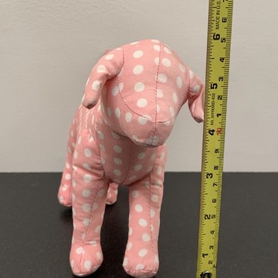 Victorias Secret PINK Polka Dots Dog White Tush Tag 1ST EDITION 06