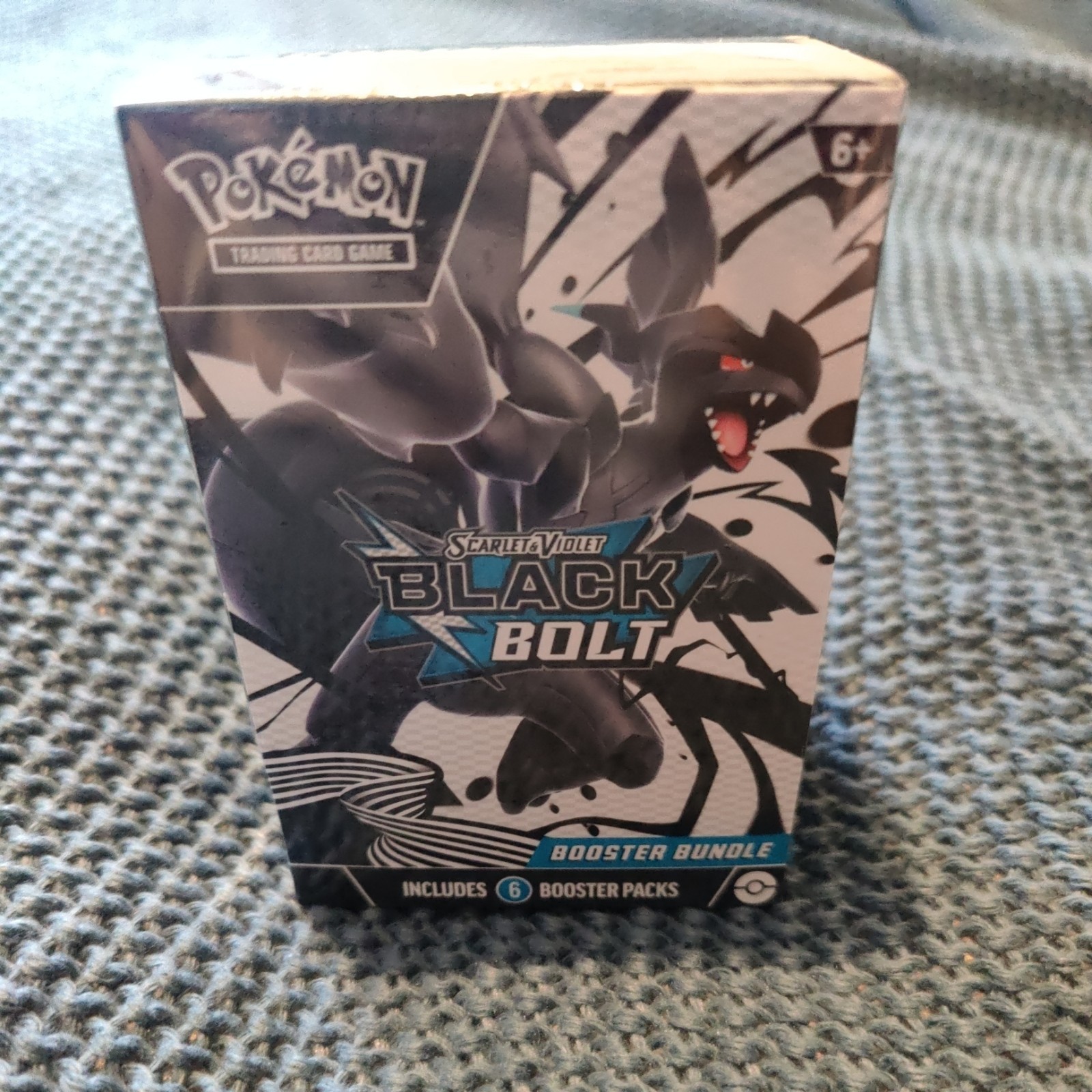 Brand New Pokemon TCG S&V Sealed Black Bolt Booster Bundle 6 Packs
