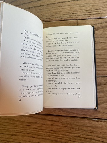 The Prophet by Kahlil Gibran 1952 Hardcover Book - Picture 13 of 13