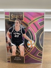 2024 Panini Select WNBA - Kate Martin (RC) #144 - Pink/Purple Prizm 43 of 99