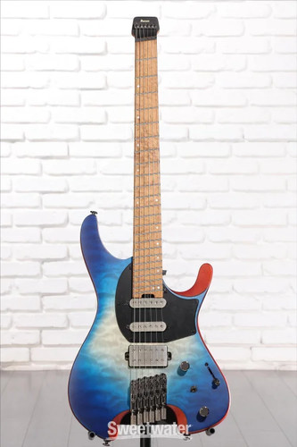 Ibanez QX54QM - Blue Sphere Burst Flat