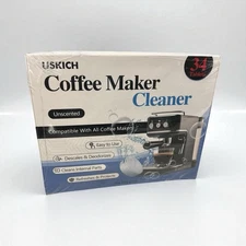 Coffee Machine Cleaner Descaler Tablets 34 Pack, Coffee Maker Cleaner for Keurig