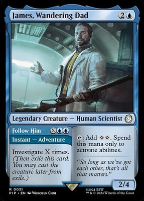 James, Wandering Dad Universes Beyond: Fallout MTG Magic The Gathering