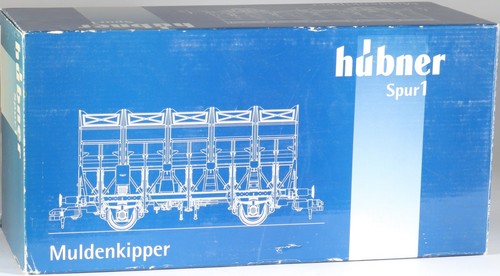 HÜBNER Spur 1  Muldenkipper ohne Bremserbühne NUR LEERKARTON #20224 | Zustand: Gebraucht