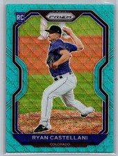 2021 Panini Prizm #91 Ryan Castellani Navy Blue - Carolina Blue Prizm *ZF
