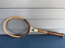 Vintage Wilson Chris Evert Autographed Tennis Racket Leather Wrapped Grip