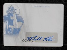 2018 Leaf Trinity Signatures Printing Plate Black 1/1 Marcell Ateman Auto x3x