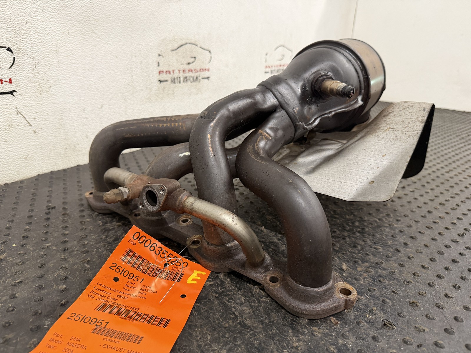 03-07 MASERATI COUPE GT LEFT DRIVER SIDE EXHAUST MANIFOLD 4200