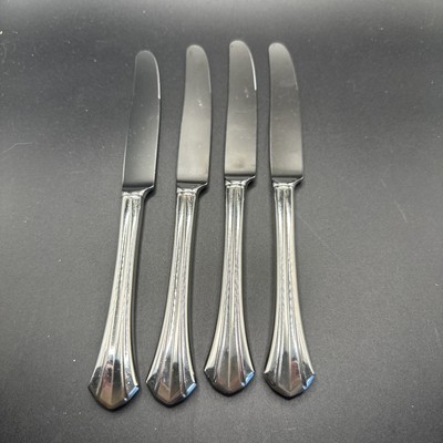 Oneida Deluxe Stainless Rushmore 4- Dinner Knives 