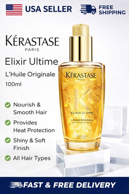 Kérastase Elixir Ultime Hair Oil 100ml All Types Free Shipping USA