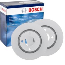 2X BOSCH BREMSSCHEIBEN Ø280mm VORNE PASSEND FÜR AUDI 80 CABRIOLET COUPE