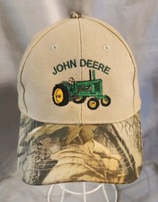 Vintage John Deere Baseball Trucker Hat Cap Adjustable Hook Loop