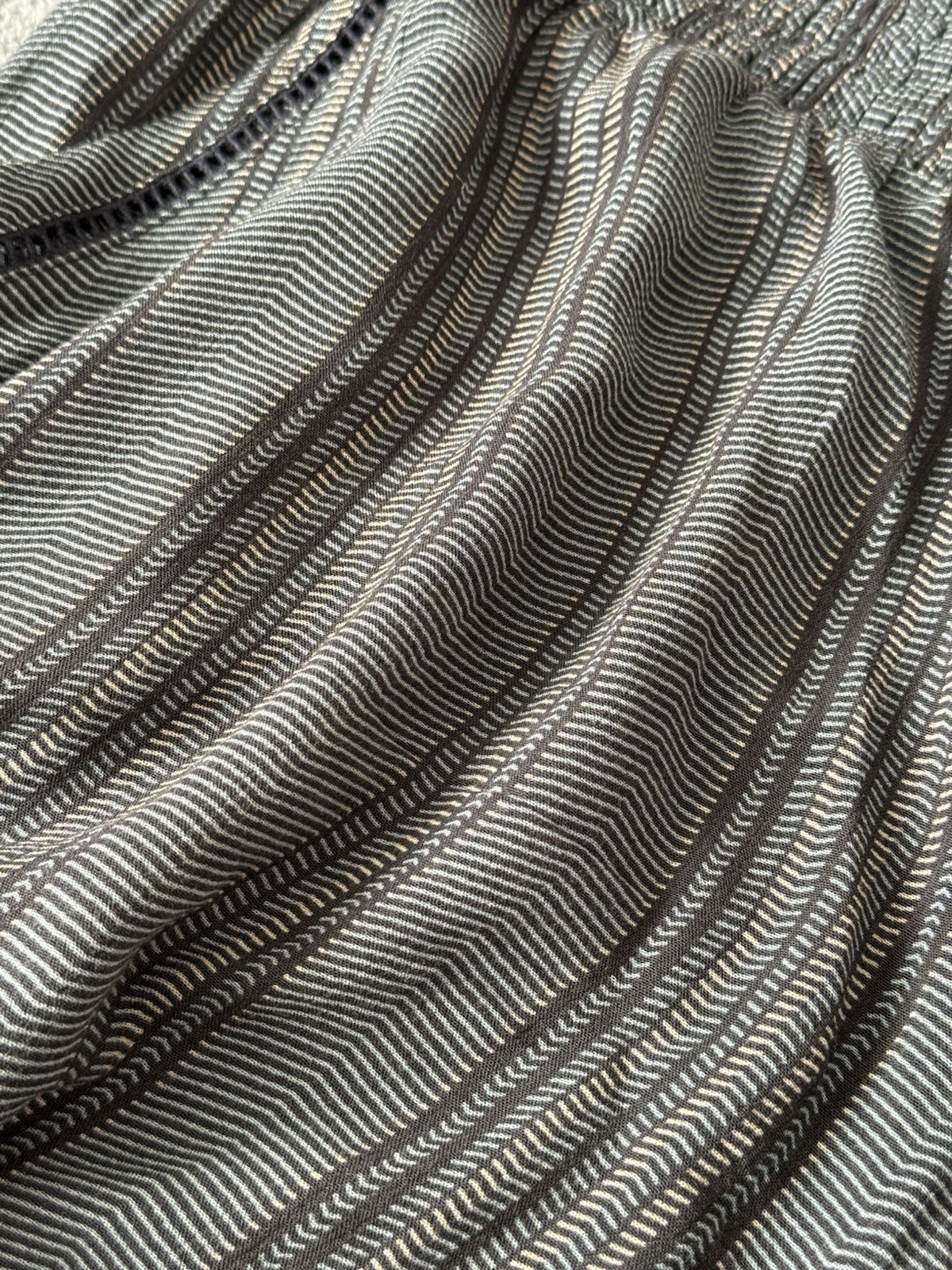 Three Dots Blue Striped Pattern Elastic Waist Wom… - image 2